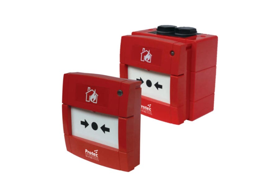 6000 Series addressable fire alarm manual callpoint
