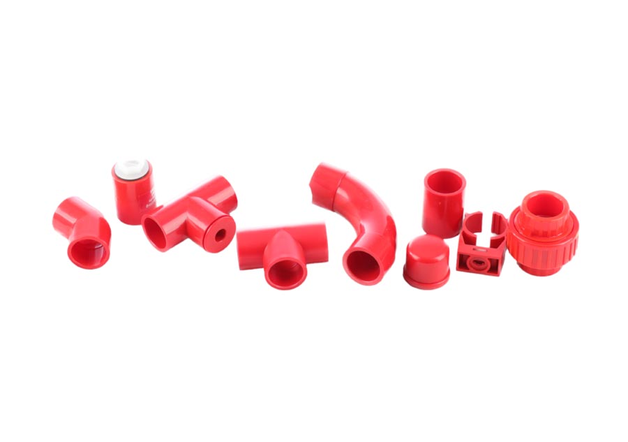 Aspirating smoke detection pipe and fittings system