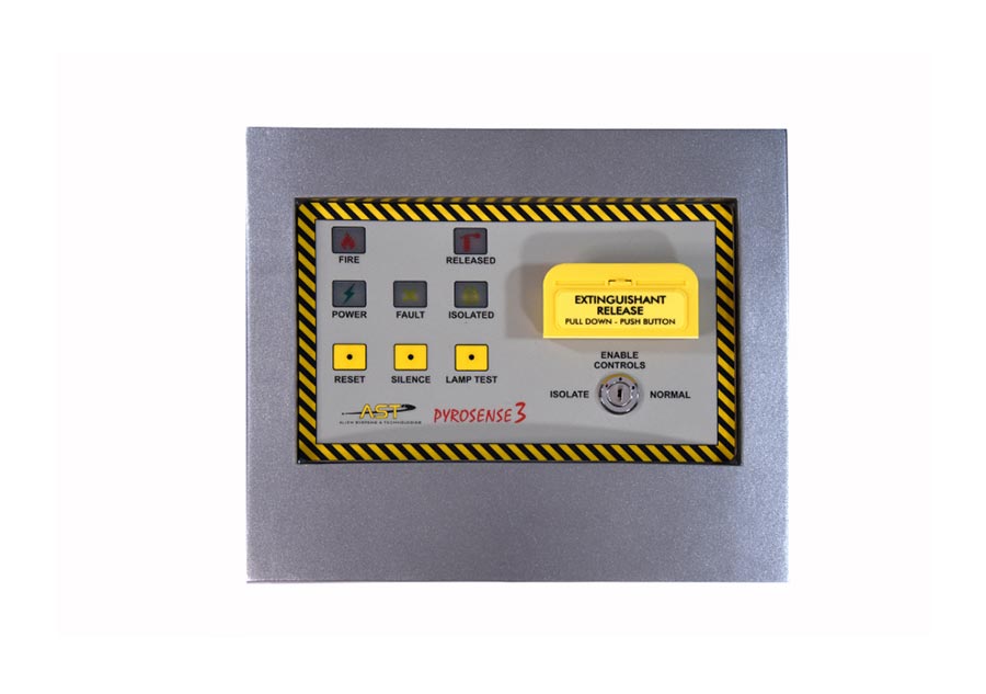 Pyrosense 3 industrial extinguishant releasing panel