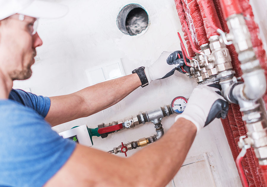 Fire protection system on-site installation assistance
